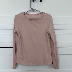 H&M girl Blush Long Sleeve Tee 6X/7 (true size 5<6)